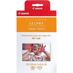 Canon Selphy Ink And Paper Pack High-Capacity Postcard
