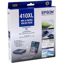 Epson Ink Cartridge 410 Ink Value Pack High Yield