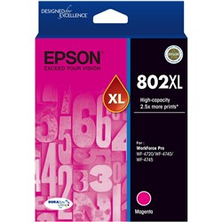 Epson Ink Cartridge 802 Magenta Xl