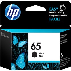 HP INK CARTRIDGE 65 BLACK N9K02AA 