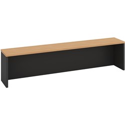 Om Desk Hob W1500 X D300 X H380Mm Beech Charcoal