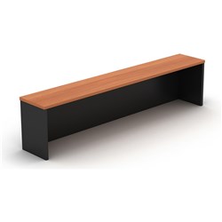 Om Desk Hob W1500 X D300 X H380Mm Cherry Charcoal
