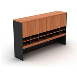 Om Hutch W1800 X D370 X H1080Mm Cherry Charcoal