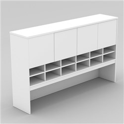 Om Hutch W1800 X D370 X H1080Mm White