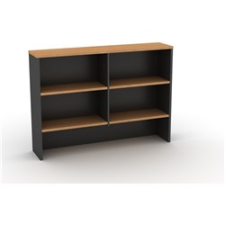 Om Hutch W1350 X D325 X H1080Mm Beech Charcoal