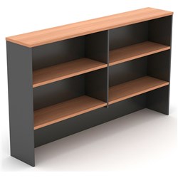 Om Hutch W1500 X D325 X H1080Mm Cherry Charcoal