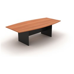 Om Boardroom Table Base W2400 X D1200 X H720Mm Cherry Charcoal