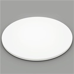 Om Table Top Only D600Mm White White
