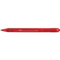 Stat Retractable Pen Medium Red