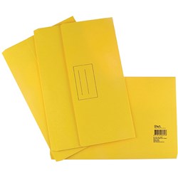 STAT DOCUMENT WALLET F/C YELLOW