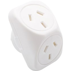 The Brute Power Co.  Double Adaptor - Angled