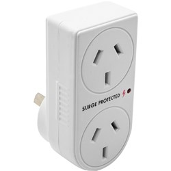 The Brute Power Co.  Double Adaptor Vertical Surge Protection