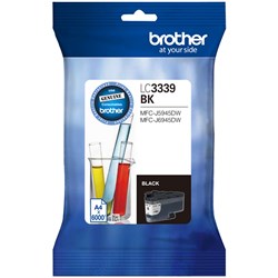 Brother Ink Cartridge Lc-3339Xlbk High Yield Black