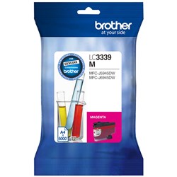 Brother Ink Cartridge Lc-3339Xlm High Yield Magenta