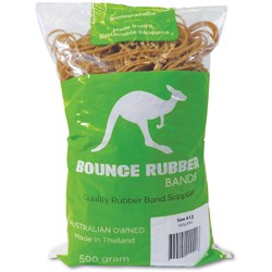 BOUNCE RUBBER BANDS SIZE 12  500GM BAG