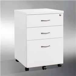 RECEPTION MOBILE PEDESTAL W 468 x D 510 x H 685mm Gloss White