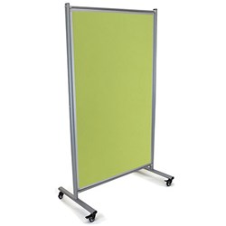 Visionchart Mobile Pinboard Modulo Double-Sided Lime 1800 X 1000Mm