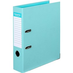 Colourhide Lever Arch File A4 Plastic Aqua