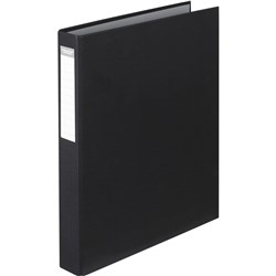 Colourhide Ring Binder A4 2D Ring 25Mm Black