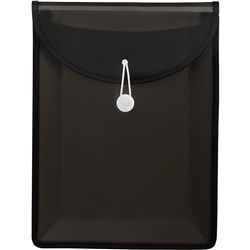 Marbig Document Wallet A4 Top Load Smoke