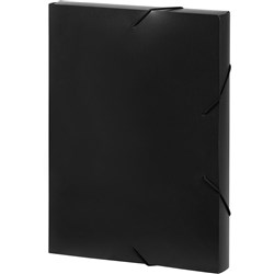 Marbig Document Box A4 Strap Black