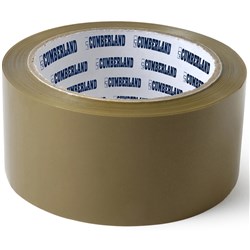 Cumberland Packaging Tape 45 Micron 48Mmx75M Brown Pack 6