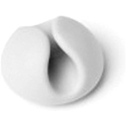Cavoline Clip 1 Self-Adhesive Cable Clips Grey Pack Of 6