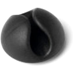 Cavoline Clip 1 Self-Adhesive Cable Clips Graphite Pack Of 6