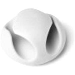 Cavoline Clip 2 Self-Adhesive Cable Clips Grey Pack Of 6