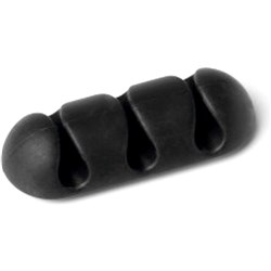 Cavoline Clip 3 Self-Adhesive Cable Clips Graphite Pack Of 2