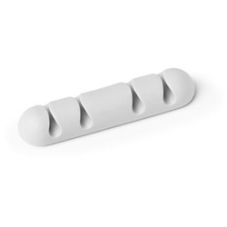 Cavoline Clip 4 Self-Adhesive Cable Clips Grey Pack Of 2