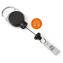 Durable Badge Reel Extra Strong Black