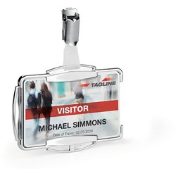 Durable Card Holder Rfid Secure Mono Silver Pack Of 10
