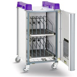 Lapcabby Laptop Charging Trolley 10 Vertical 640 X 740 X 1200Mm