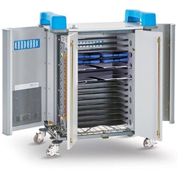 Tabcabby Tablet Charging Trolley 32 Horizontal Compact 1000 X 580 X 1100Mm