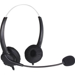 Shintaro Stereo Headset Usb With Noise Cancelling Microphone Black