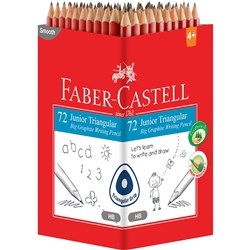 FABER-CASTELL JUMBO TRIANGULAR Junior HB Pencil 