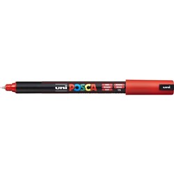 Uni-Ball Posca Poster Marker Ultra Fine 0.7Mm Bullet Red