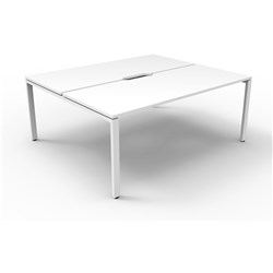 Deluxe Rapid Infinity 2 Sided Workstation 2 Person 1800Wx 1530Dx730Mmh Nw/Ws Profile Leg
