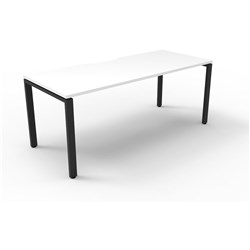 Deluxe Rapid Infinity 1 Sided Workstation 1 Person 1500Wx 750Dx730Mmh Nw/Bl Profile