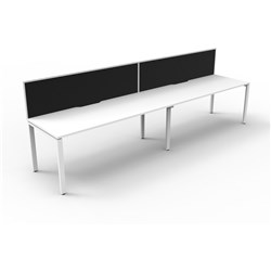 Deluxe Rapid Infinity 1 Sided Workstation 2 Person 2400Wx 780Dx730Mmh Nw/Ws Profile