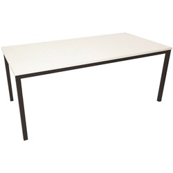 Steel Frame Table 1200W X 600D X 730Mmh Nw With Black Frame