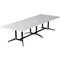 Typhoon Boardroom Table 3200W X 1200D X 750Mmh Nw 2 Piece Top