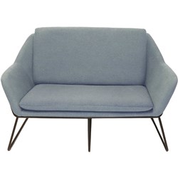 Cardinal Lounge Chair 2 Seater 1335W X 690D X 890Mmh Light Blue