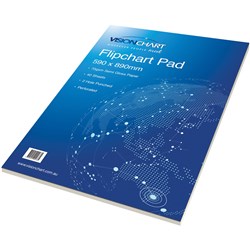 Visionchart Flipchart Pad Bond Paper White Pack Of 2