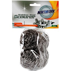 Northfork Stainless Steel Scourer Pack of 4 