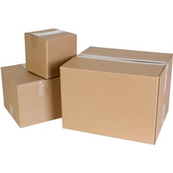 Cumberland Shipping Box 458mm x 305mm x 305mm Brown