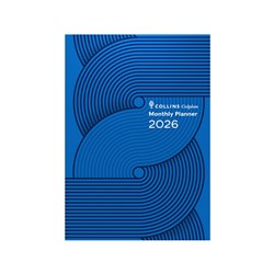 Collins Colplan Planner A4 Month To View Geo Blue