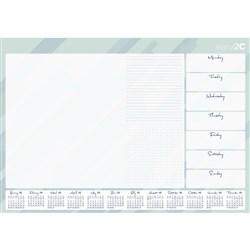 Ese-2C Desk Pad Week To View 420X600Mm