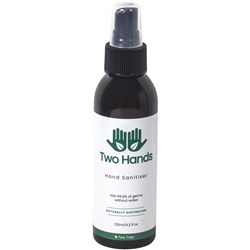 Two Hands Hand Sanitiser 125ml Mist Spray 60% Alcohol 